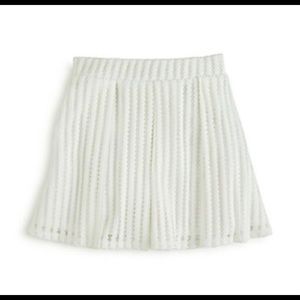 Aqua Girls Large White Skirt